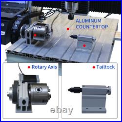 4 Axis 6040 CNC Router 2.2KW USB Milling Cutting Engraving Machine Mach3 Control 4 Axis 6040 CNC Router 2.2KW USB Milling Cutting Engraving Machine Mach3 Control