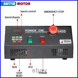 4 Axis 6040 CNC Router 2.2KW USB Milling Cutting Engraving Machine Mach3 Control 4 Axis 6040 CNC Router 2.2KW USB Milling Cutting Engraving Machine Mach3 Control