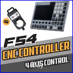 4 Axis CNC Controller F54 model + MPG handwheel, 5 Inches monitor, Best quality