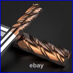 4-Blade Milling Cutter High-quality Tungsten Steel HRC 55° / 65° Hardened Steel