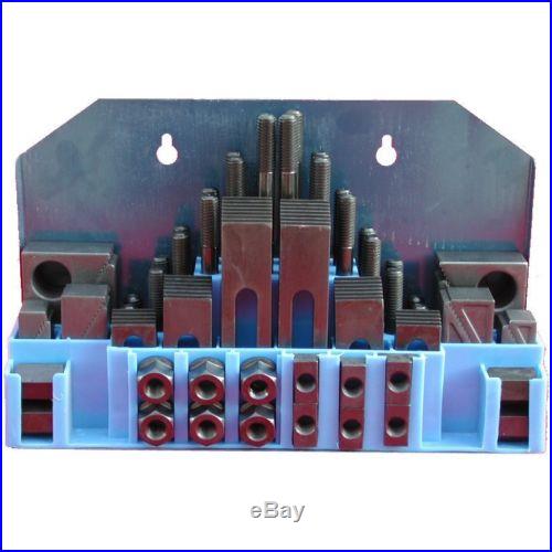 58 pc 5/8 Slot 1/2 Stud HOLD DOWN CLAMP CLAMPING SET KIT for BRIDGEPORT MILL