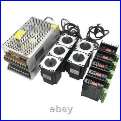 5 Axis CNC Controller Kit, Nema 23 57 Step Motor Driver for CNC Engraving/Milling