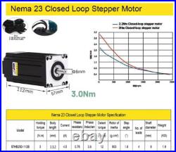 5 Axis CNC Kit, Nema 23 57 Closed Loop Step Motor Driver, For machining/Engraving 5 Axis CNC Kit, Nema 23 57 Closed Loop Step Motor Driver, For machining/Engraving