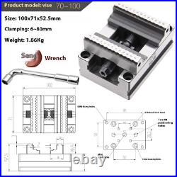 5-axis CNC Machining Center Self-centering Vises Concentric Precision Fixture
