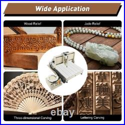 6090 2.2kW USB Port CNC Router Metal 4 Axis Router Engraver Milling Machine