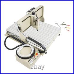 6090 2.2kW USB Port CNC Router Metal 4 Axis Router Engraver Milling Machine