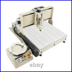 6090 2.2kW USB Port CNC Router Metal 4 Axis Router Engraver Milling Machine