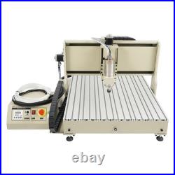 6090 2.2kW USB Port CNC Router Metal 4 Axis Router Engraver Milling Machine