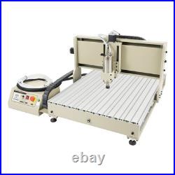 6090 2.2kW USB Port CNC Router Metal 4 Axis Router Engraver Milling Machine