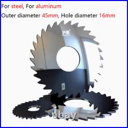 60T/56T/32T/25T Teeth Carbide Circular Slitting Saw Cutter Cutting Tool 45mm OD 60T/56T/32T/25T Teeth Carbide Circular Slitting Saw Cutter Cutting Tool 45mm OD