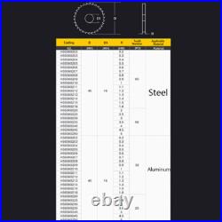 60T/56T/32T/25T Teeth Carbide Circular Slitting Saw Cutter Cutting Tool 45mm OD 60T/56T/32T/25T Teeth Carbide Circular Slitting Saw Cutter Cutting Tool 45mm OD