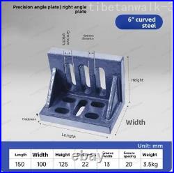 6 Inch 90° Fixing Plate Machine Tool Milling Right Angle Seat Flat Clamp