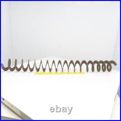 6 OD x 3 ID Right Hand Centerless Conveyor Helicoid Auger Screw 55 OAL