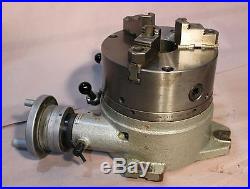 8 HORIZONTAL-VERTICAL, PRECISION ROTARY INDEXER WITH 3 JAW CHUCK