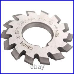 8 Pcs/Set 14.5° Involute Gear Cutter DP8 DP10 DP16 DP20 DP22 PA14-1/2 HSS 8H