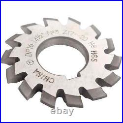 8 Pcs/Set 14.5° Involute Gear Cutter DP8 DP10 DP16 DP20 DP22 PA14-1/2 HSS 8H Kit