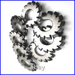 8 Pcs/Set 14.5° Involute Gear Cutter DP8 DP10 DP16 DP20 DP22 PA14-1/2 HSS 8H Set 8 Pcs/Set 14.5° Involute Gear Cutter DP8 DP10 DP16 DP20 DP22 PA14-1/2 HSS 8H Set