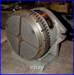 8 W Olsen Industrial 8 SUPER SPACER ROTARY Tbl, with8 T-Slotted Faceplate