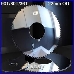 90T/80T/36T Teeth Carbide Circular Slitting Saw Cutter Cutting Tool 22mm OD