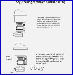 90°BT40/50 Angle Head Side Milling Head Cross Milling Head Right Angle Head1-7mm