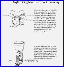 90°BT40/50 Angle Head Side Milling Head Cross Milling Head Right Angle Head1-7mm