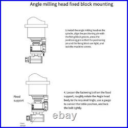 90°BT40/50 Angle Head Side Milling Head Cross Milling Head Right Angle Head1-7mm