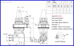 90° For Machining Centers BT40 BT50 Angle Head Side Right Angle Milling Head 90° For Machining Centers BT40 BT50 Angle Head Side Right Angle Milling Head