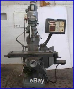 9 X 42 Bridgeport Series I, 2 Axis Contril/anilam Crusader II Vertical MILL