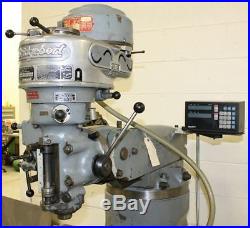 9 x 36 Bridgeport 1HP, Dovetail Overarm Vertical Milling Machine