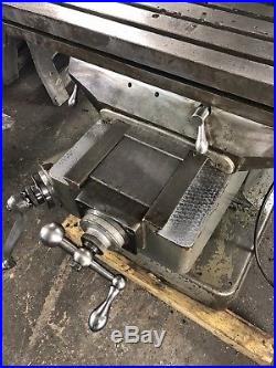 9 x 42 Bridgeport Milling Machine With Power Feed And Chrome Ways