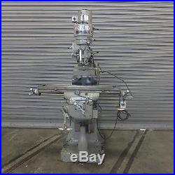 9 x 42 Chevalier Vertical Milling Machine, Model CK 1-1/2 TM, Good Condition