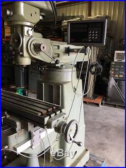 9 x 42 EX-CELL-O Variable Speed Vertical Milling Machine with DRO