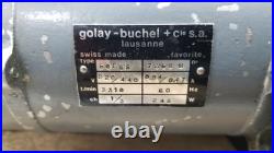 ACIERA F1 MILLING MACHINE MOTOR Golay-Buchel F5065 245W, 220/440VAC 3Ph 7185P