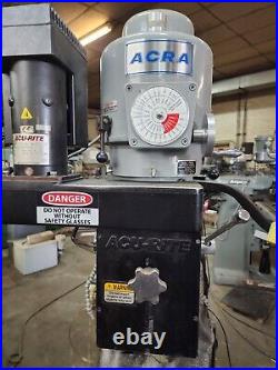 ACRA VERTICAL MILL 50x10 TABLE BIG FRAME LATE MODEL