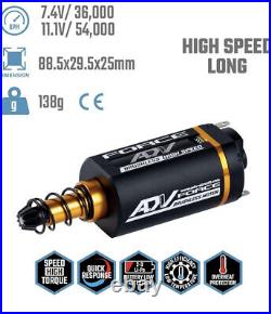 ADV-AIRSOFT Brushless Motor for AEG, CNC Motor for 7.4V-11.1V LiPo Long High Spe