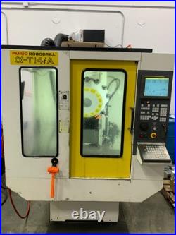 ALPHA-T14iA FANUC ROBODRILL 4-AXIS CNC With HIGHSPEED MACHINING + Tooling/vises ALPHA-T14iA FANUC ROBODRILL 4-AXIS CNC With HIGHSPEED MACHINING + Tooling/vises
