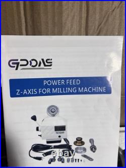 AL-460 Power Feed Z-Axis for Milling Machine 460 in-lb Torque, 0-200RPM AL-460 Power Feed Z-Axis for Milling Machine 460 in-lb Torque, 0-200RPM