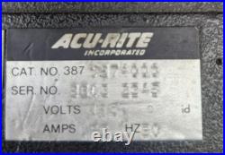 Acurite 3 Dro X & Y Axis ACU-RITE III Digital Readout DRO