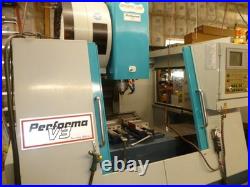 Akira Seiki Performa V3 A Vertical Machining Center 4th Axis Rigid Tap