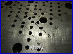 Aluminum Setup Plate With 1/4-20 Holes From A Die And Mold Shop Lot L1