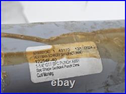 Amada 12254F-40 Turret Punch 1-1/4 GT7 SPC Assembly Shape Section 4 Dims