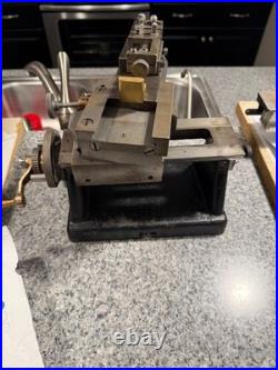 Antique Cross Slide Straight Line Engine Turning Guilloché Machine