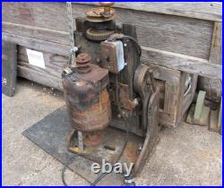 Antique SCREW FEED TILTING HEAD 1/2hp MORTISER / MILLING MACHINE Heavy Duty