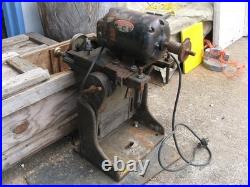 Antique SCREW FEED TILTING HEAD 1/2hp MORTISER / MILLING MACHINE Heavy Duty
