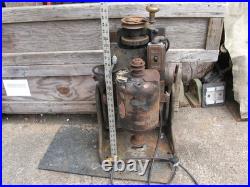 Antique SCREW FEED TILTING HEAD 1/2hp MORTISER / MILLING MACHINE Heavy Duty