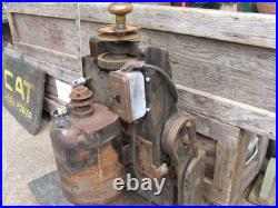 Antique SCREW FEED TILTING HEAD 1/2hp MORTISER / MILLING MACHINE Heavy Duty