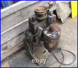Antique SCREW FEED TILTING HEAD 1/2hp MORTISER / MILLING MACHINE Heavy Duty