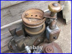 Antique SCREW FEED TILTING HEAD 1/2hp MORTISER / MILLING MACHINE Heavy Duty
