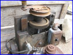 Antique SCREW FEED TILTING HEAD 1/2hp MORTISER / MILLING MACHINE Heavy Duty