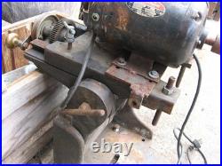 Antique SCREW FEED TILTING HEAD 1/2hp MORTISER / MILLING MACHINE Heavy Duty